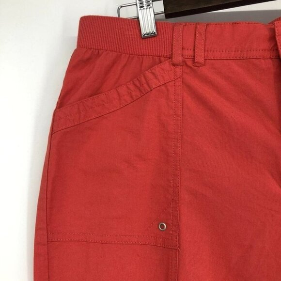 NWT Reitmans coral Capri pants pockets size 10 - Picture 10 of 13